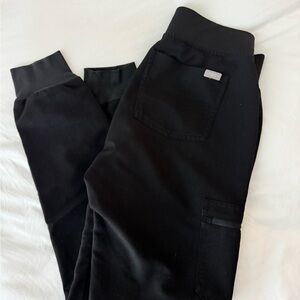 FIGS: Black Zamora Jogger Pants
